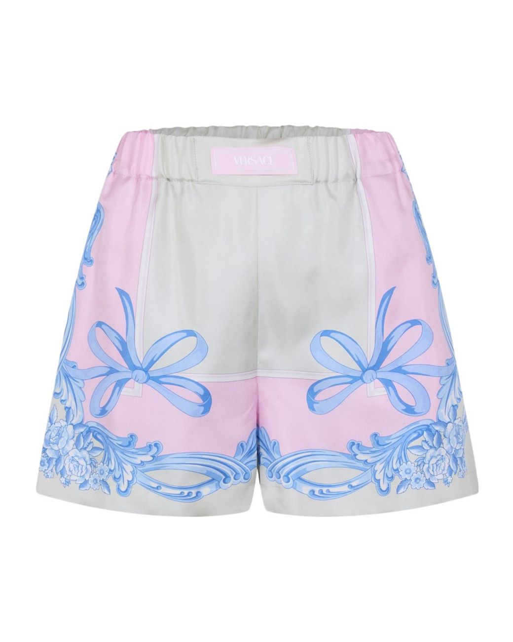 Versace Blue Printed Shorts