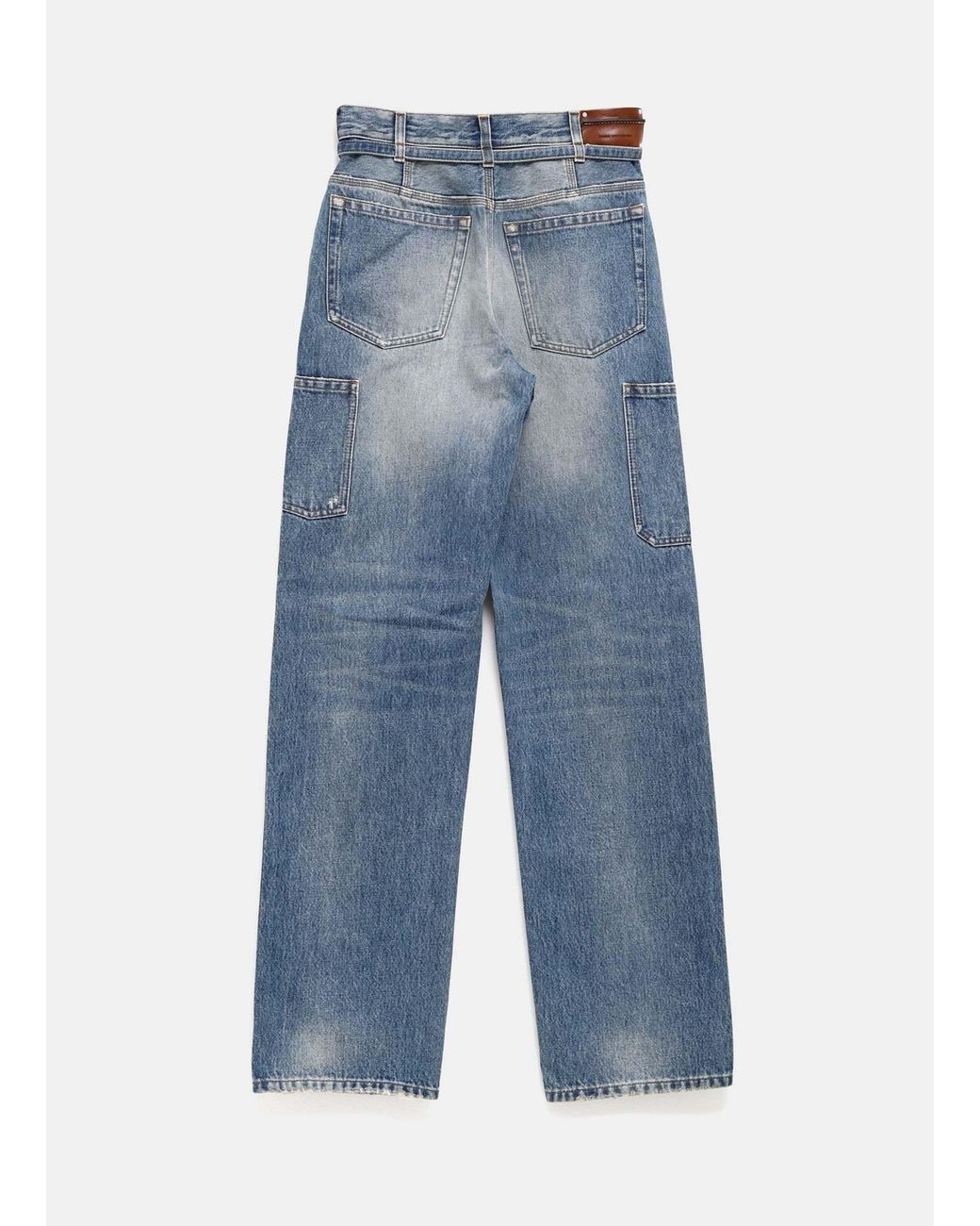 Dries Van Noten Blue Belt Loop Jeans