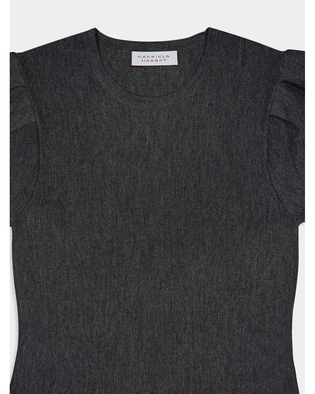 Gabriela Hearst Black Hannah Dress