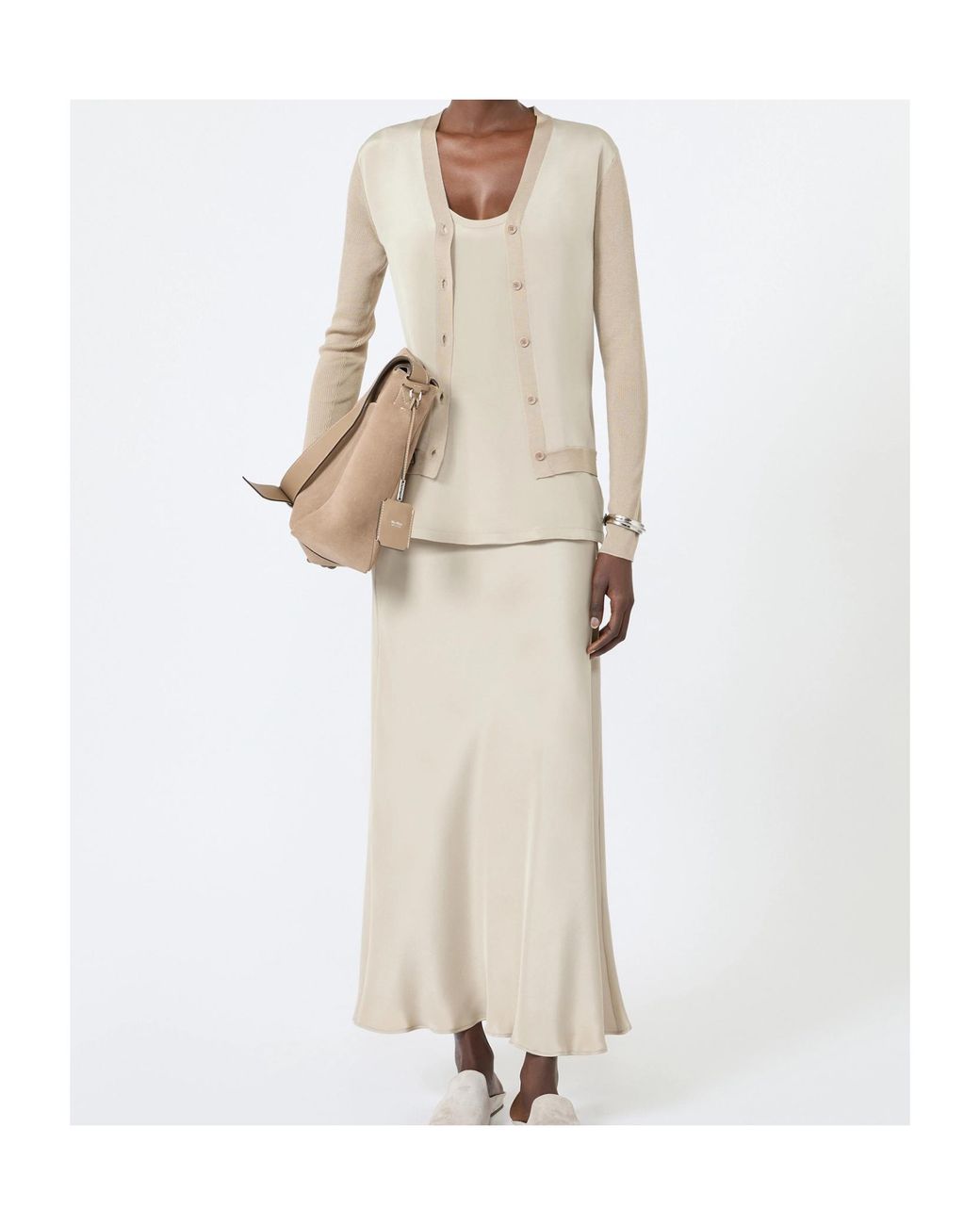 Max Mara White Ninfee Cardigan
