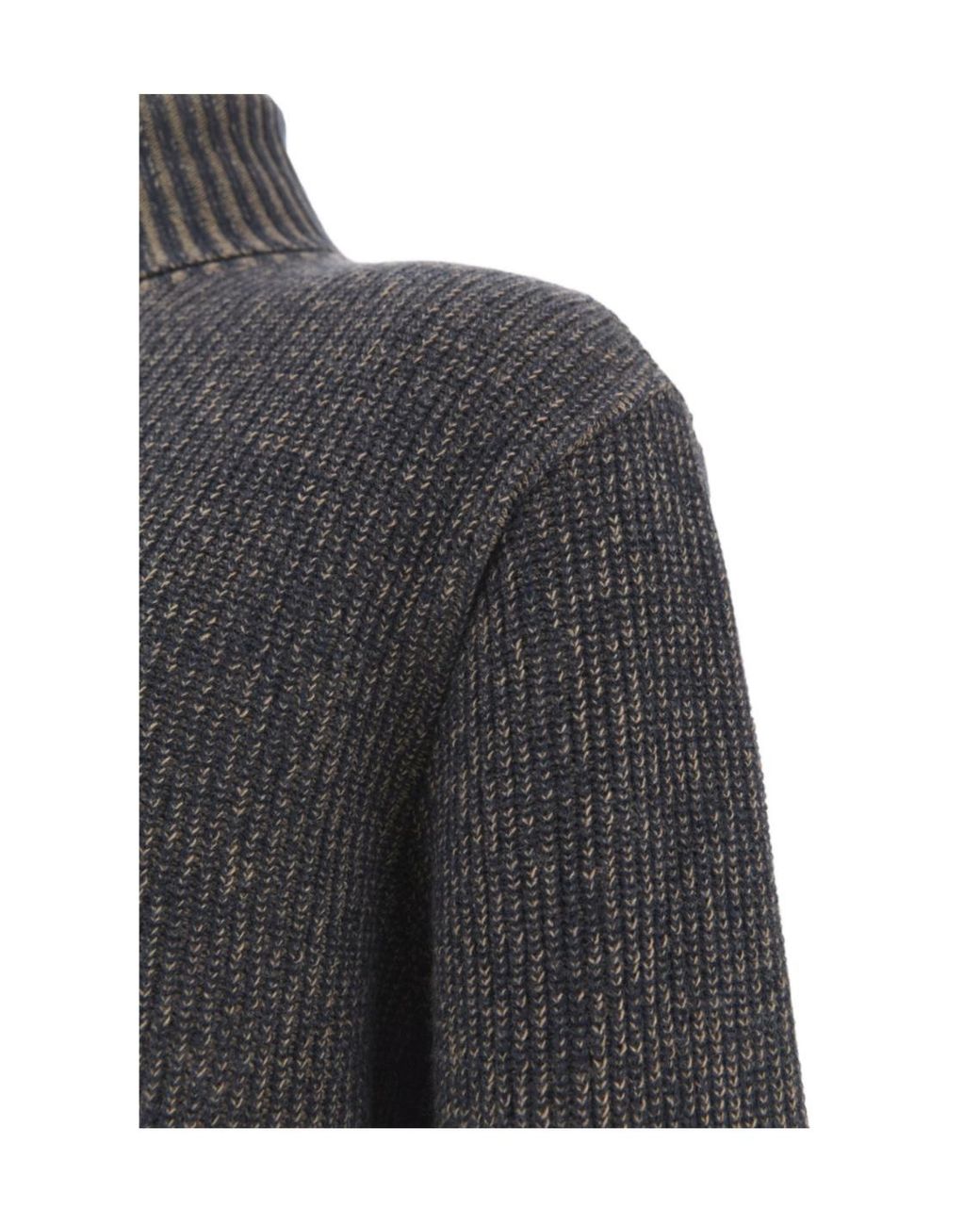 Paul & Shark Gray Turtleneck Sweater for men