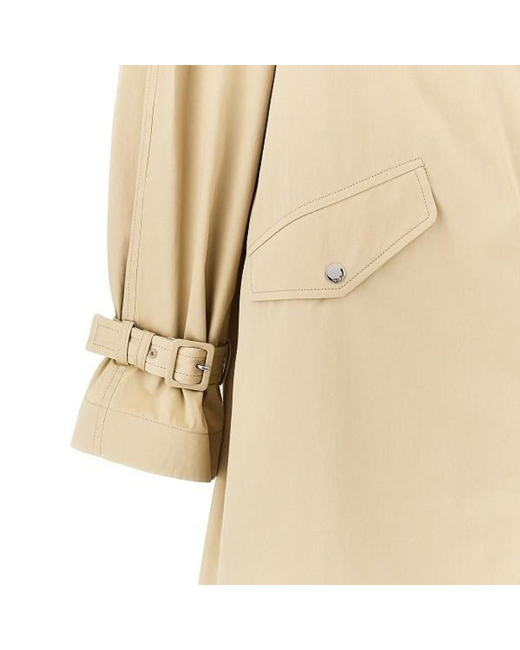 Totême Natural Totême Button-Up Long-Sleeved Coat