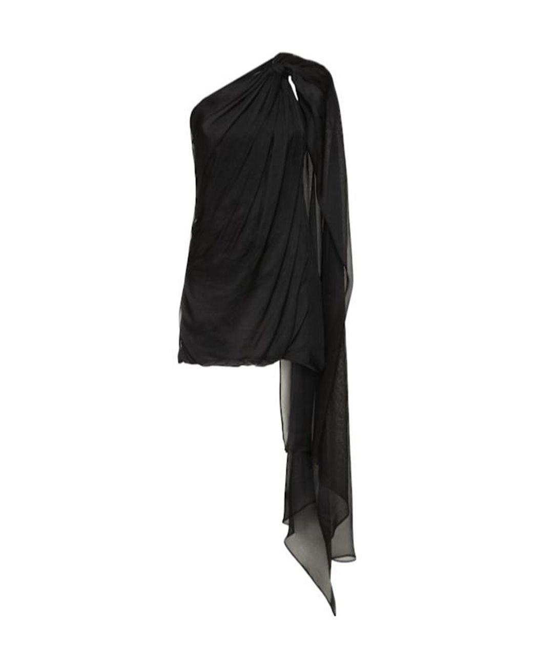 GIUSEPPE DI MORABITO Black Pleated Mini Dress