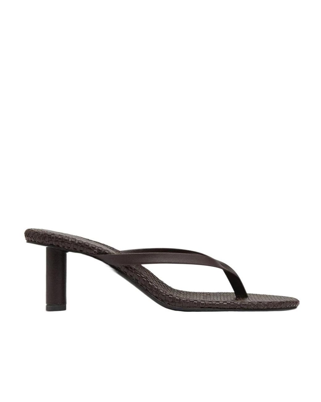 St. Agni Brown Open-Toe High-Heeled Sandals
