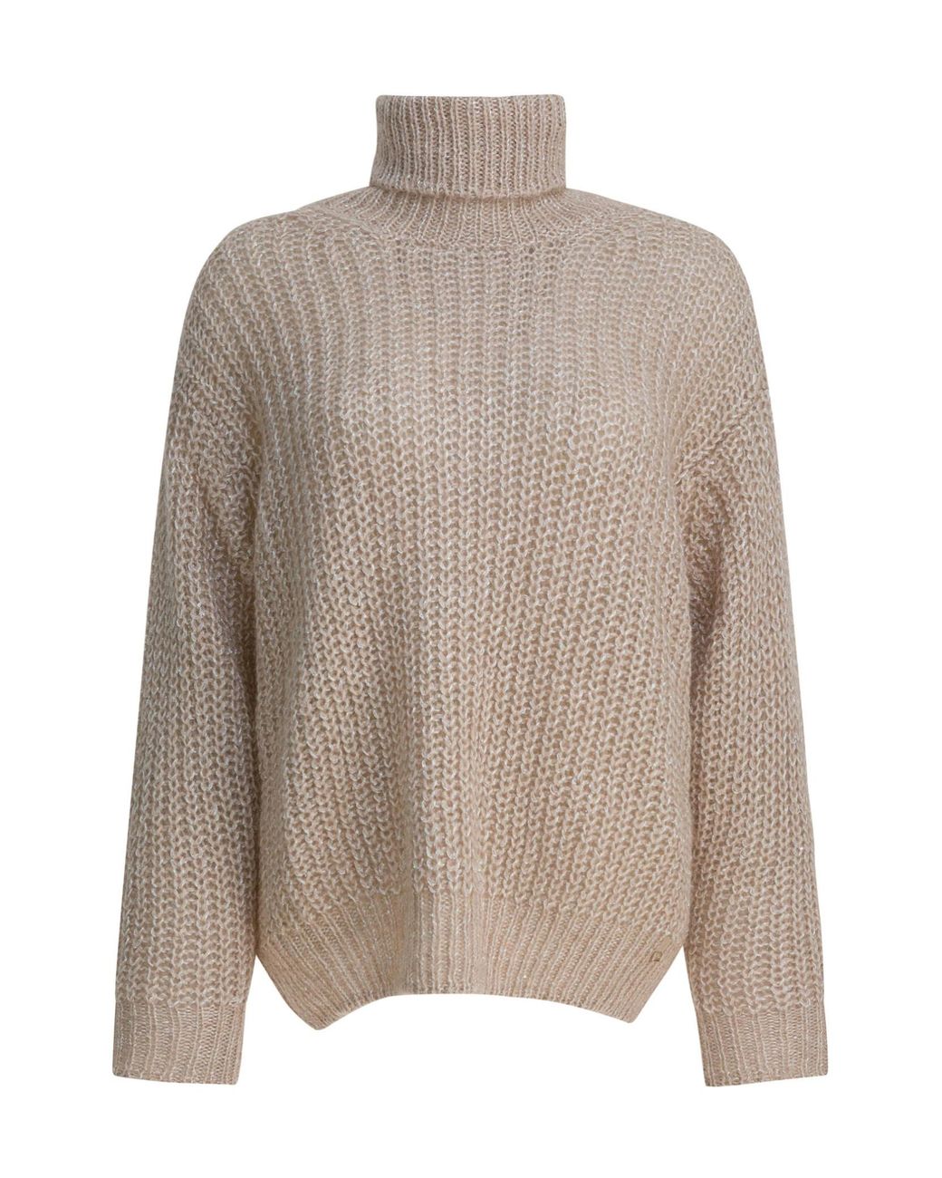 Herno Brown Roll Neck Knitted Jumper