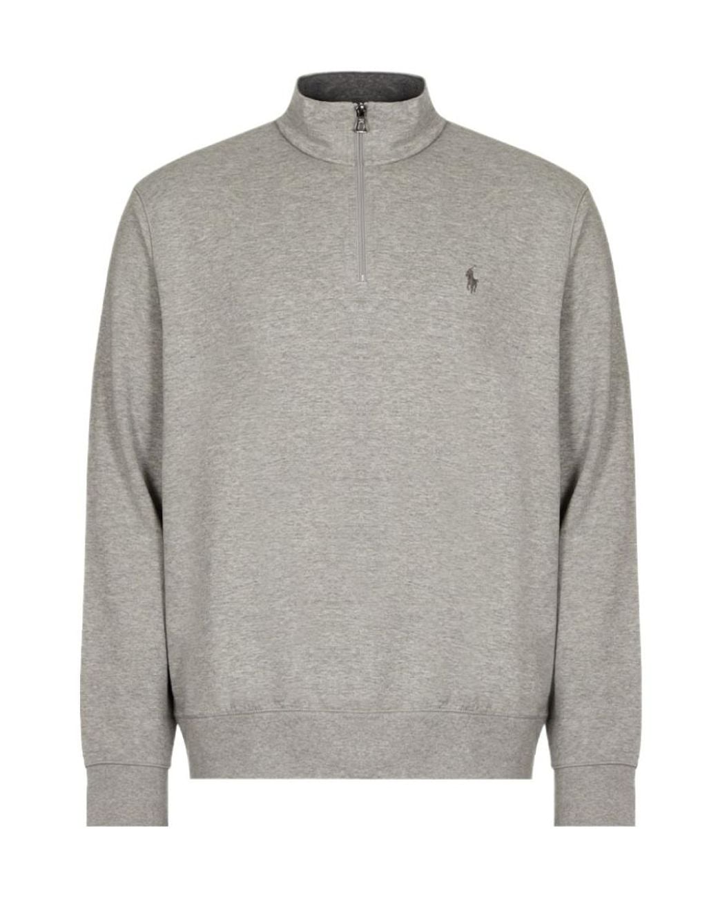 Polo Ralph Lauren Gray Embroidered Logo Sweatshirt for men