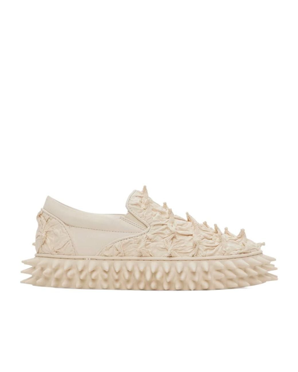 Doublet Natural Porcupine Slip-On Sneakers