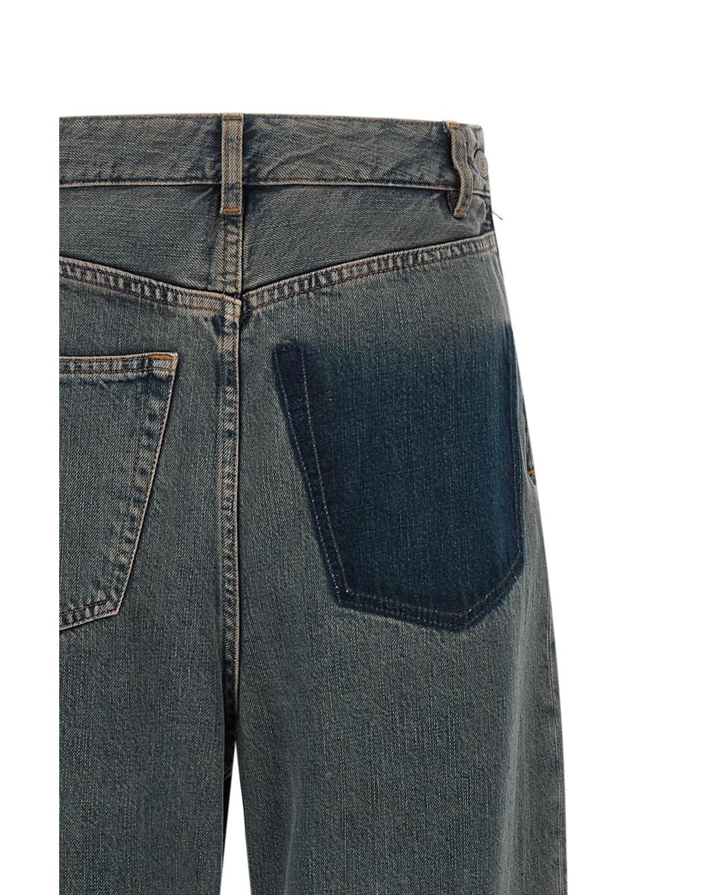 MM6 by Maison Margiela Gray Back To Back Jeans