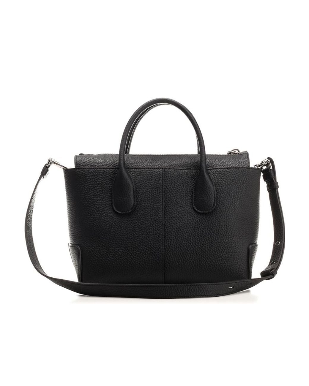 Tod's Black Di Small Tote Bag