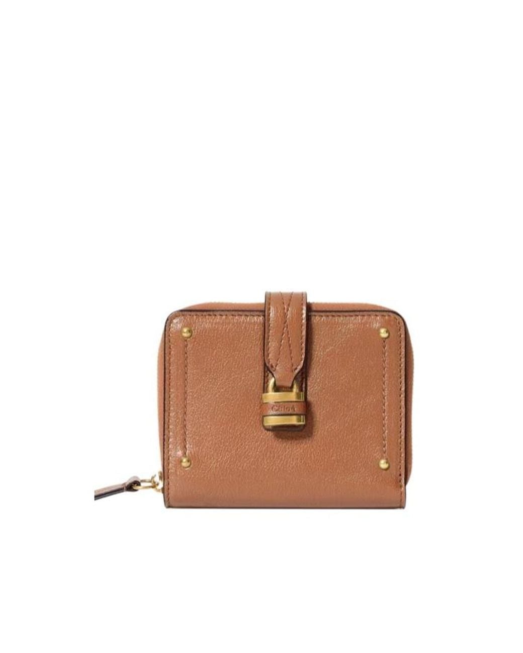 Chloé Brown Chloé Medium Paddington Wallet