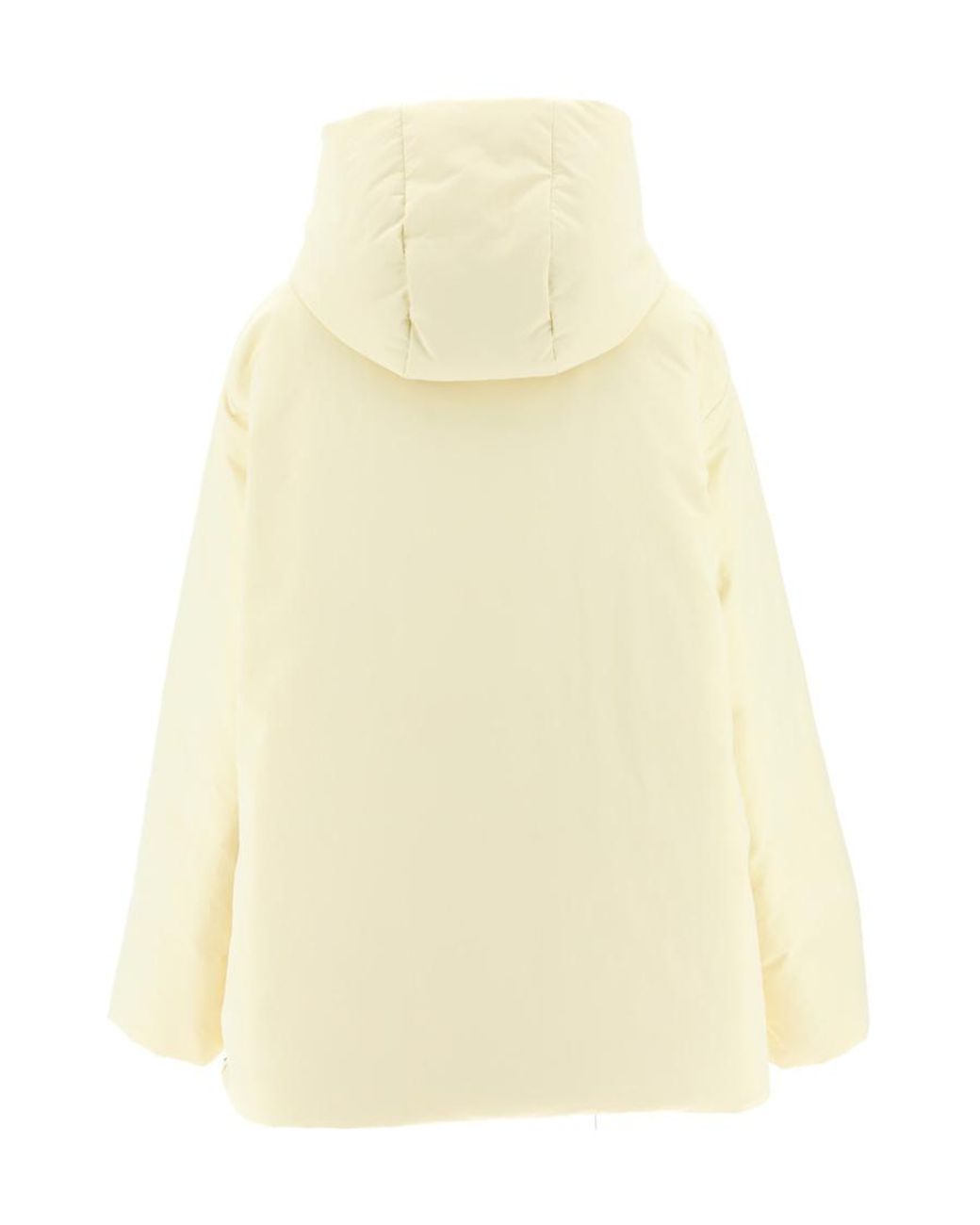 Jil Sander Natural Hooded Down Jacket