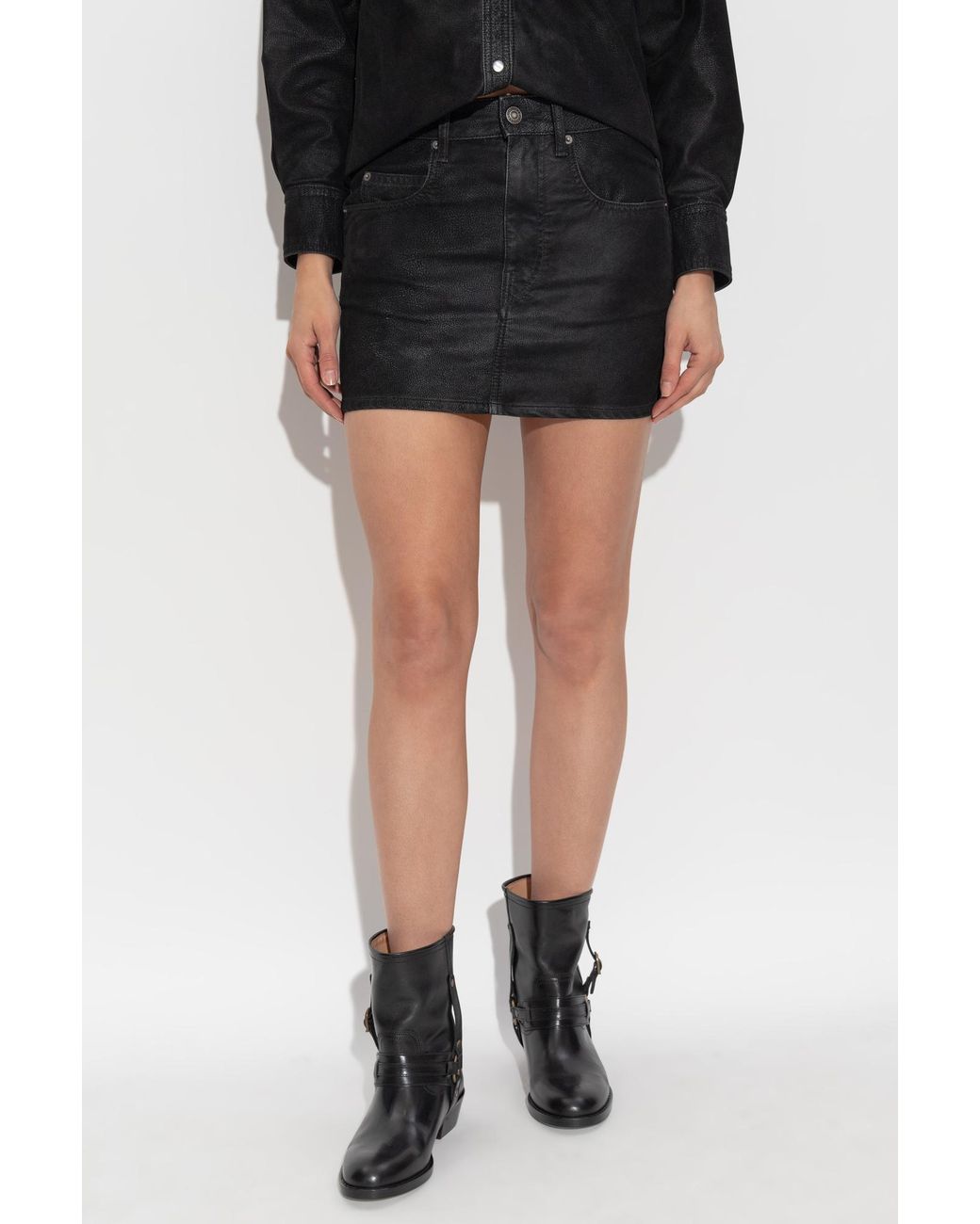 Isabel Marant Black Isabel Marant Étoile Kimmy Skirt