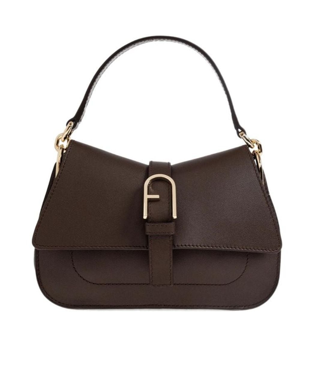 Furla Brown Mini Flow Tote Bag