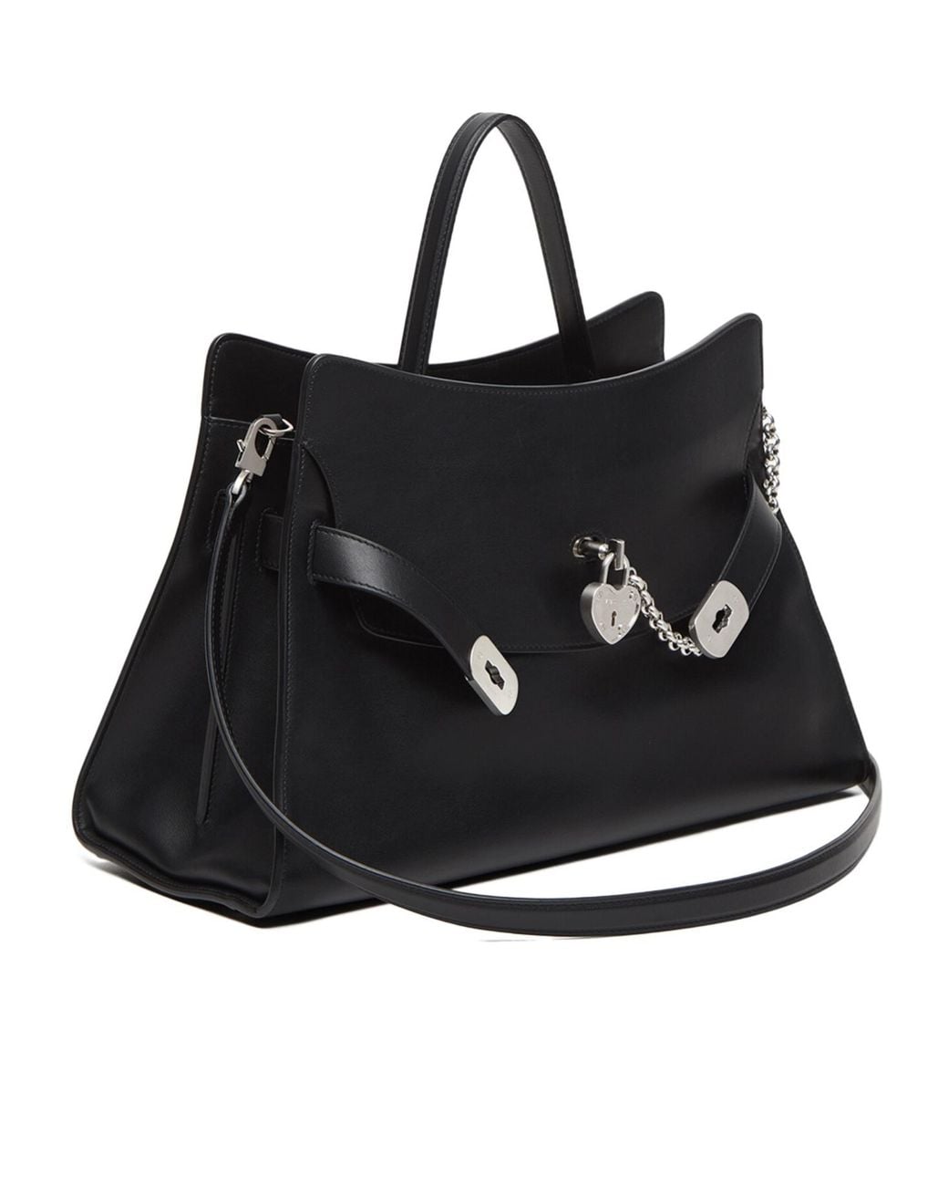 McQueen Black Locke Shoulder Bag