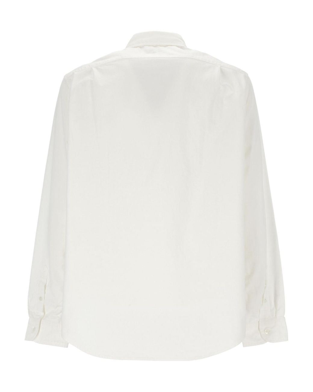 Junya Watanabe White Button-Down Long-Sleeved Shirt for men