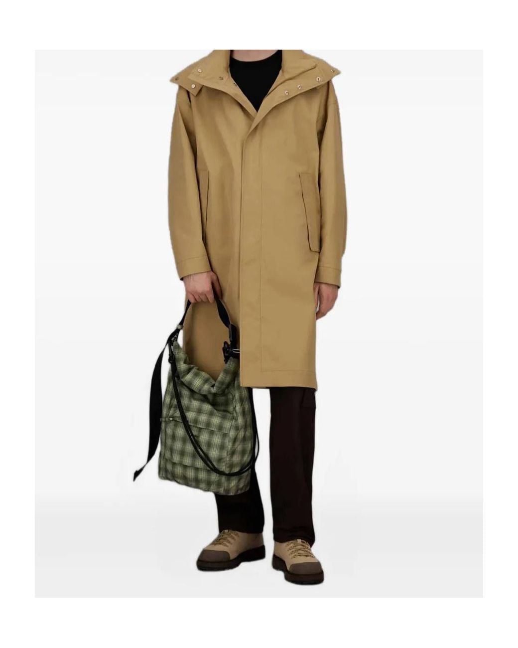 Herno Natural Hooded Pocket Parka Coat for men