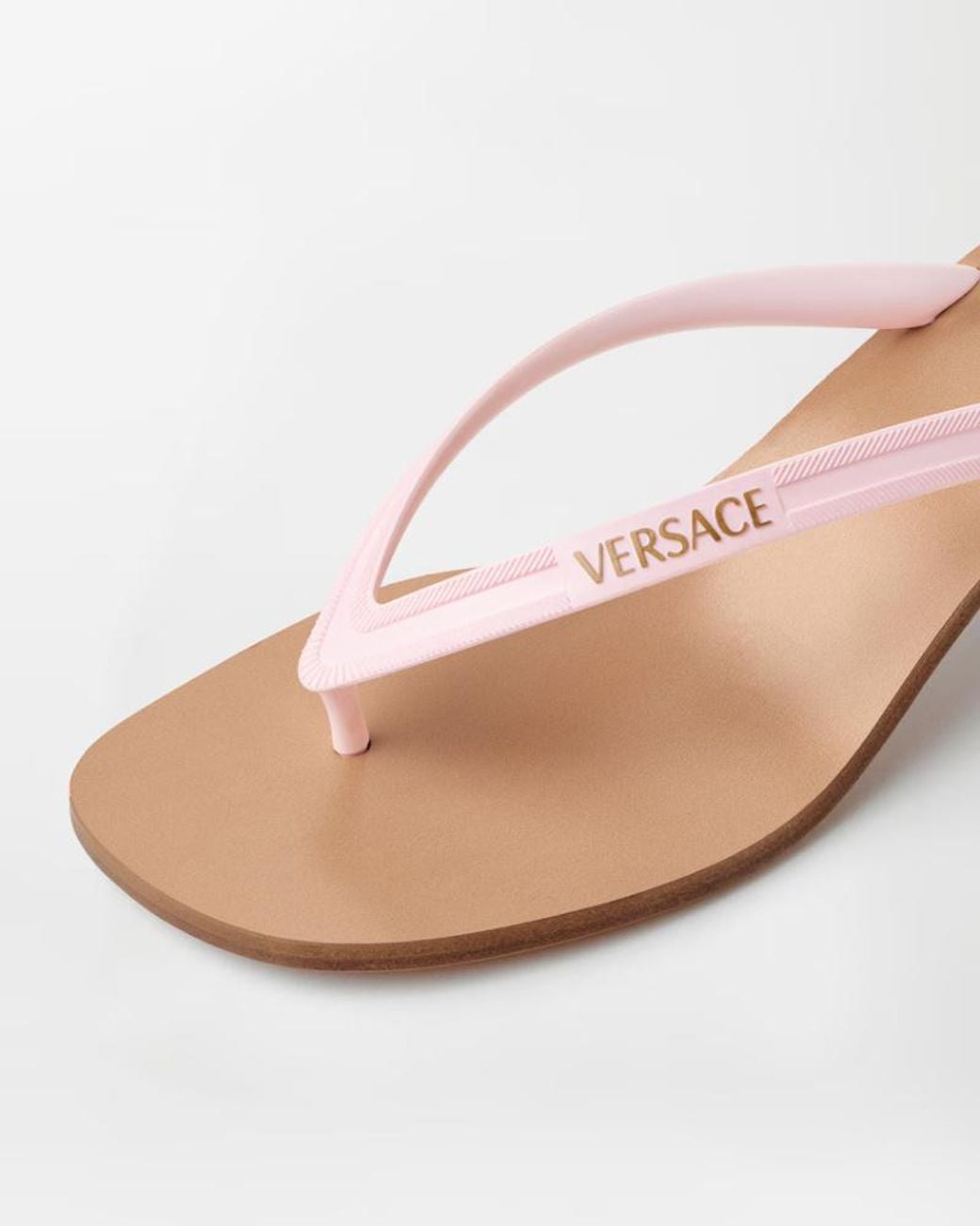 Versace Pink Sophie Thong Sandals