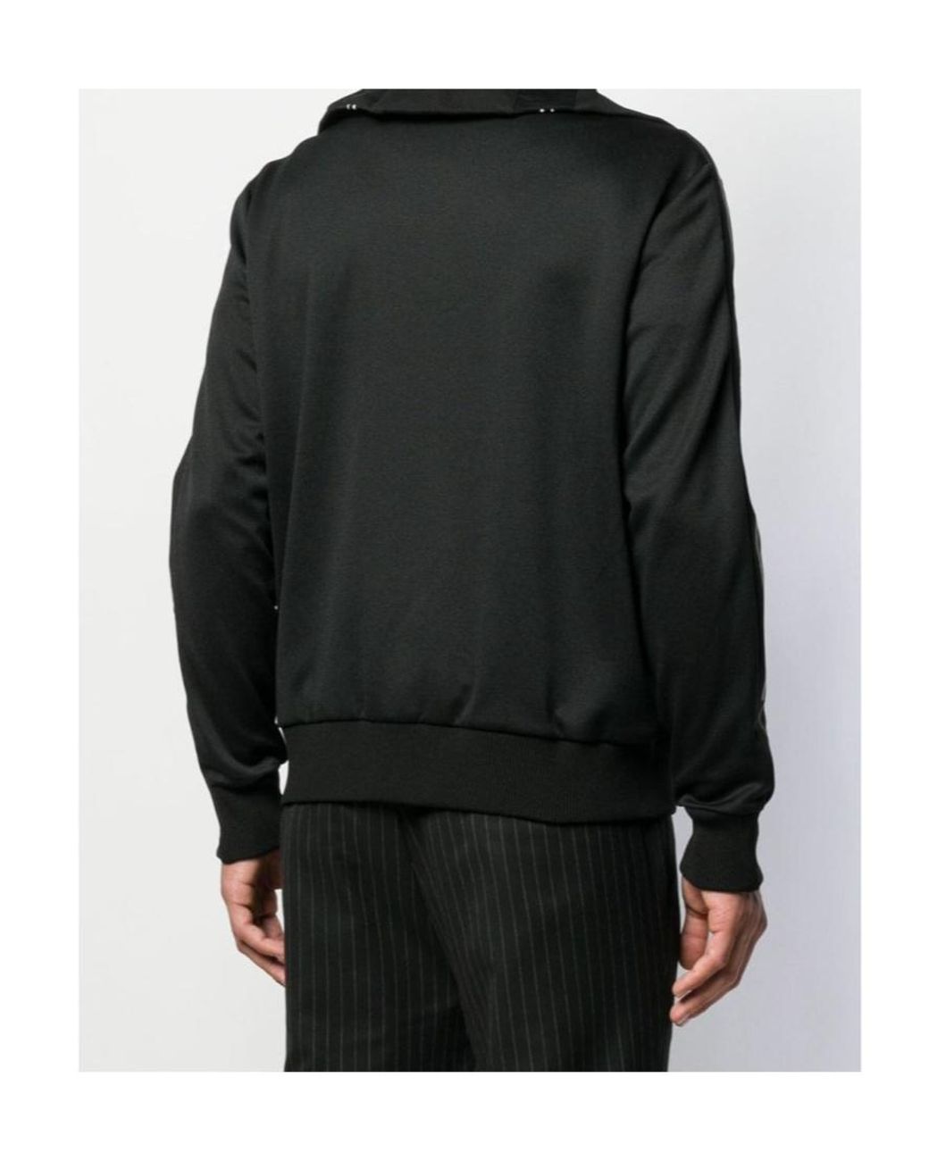 Givenchy Black Logo Tape Panelled Jacket for men