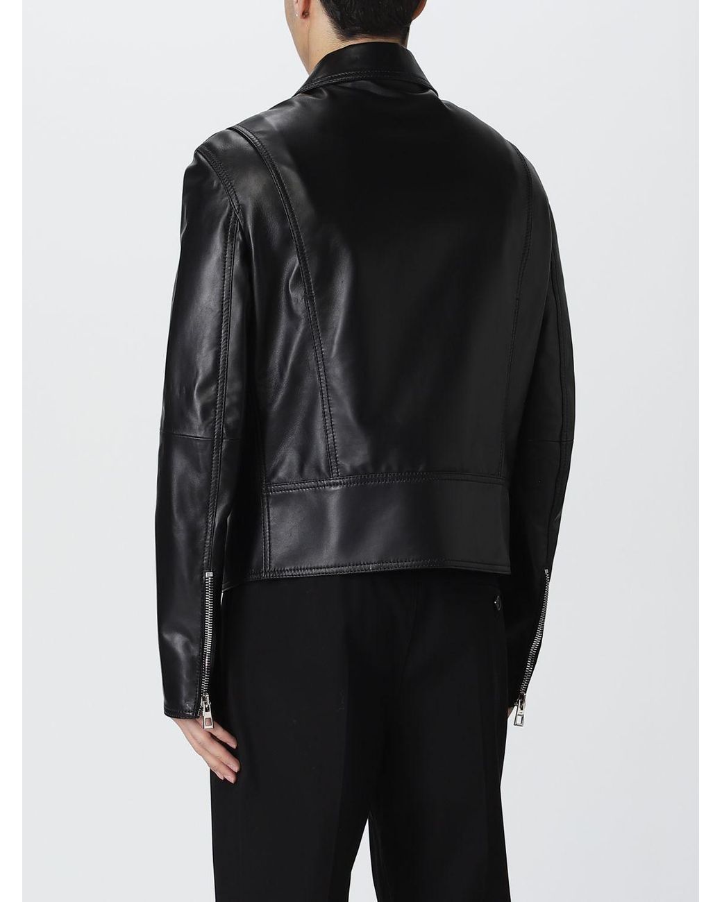 Loewe Black Biker Jacket for men