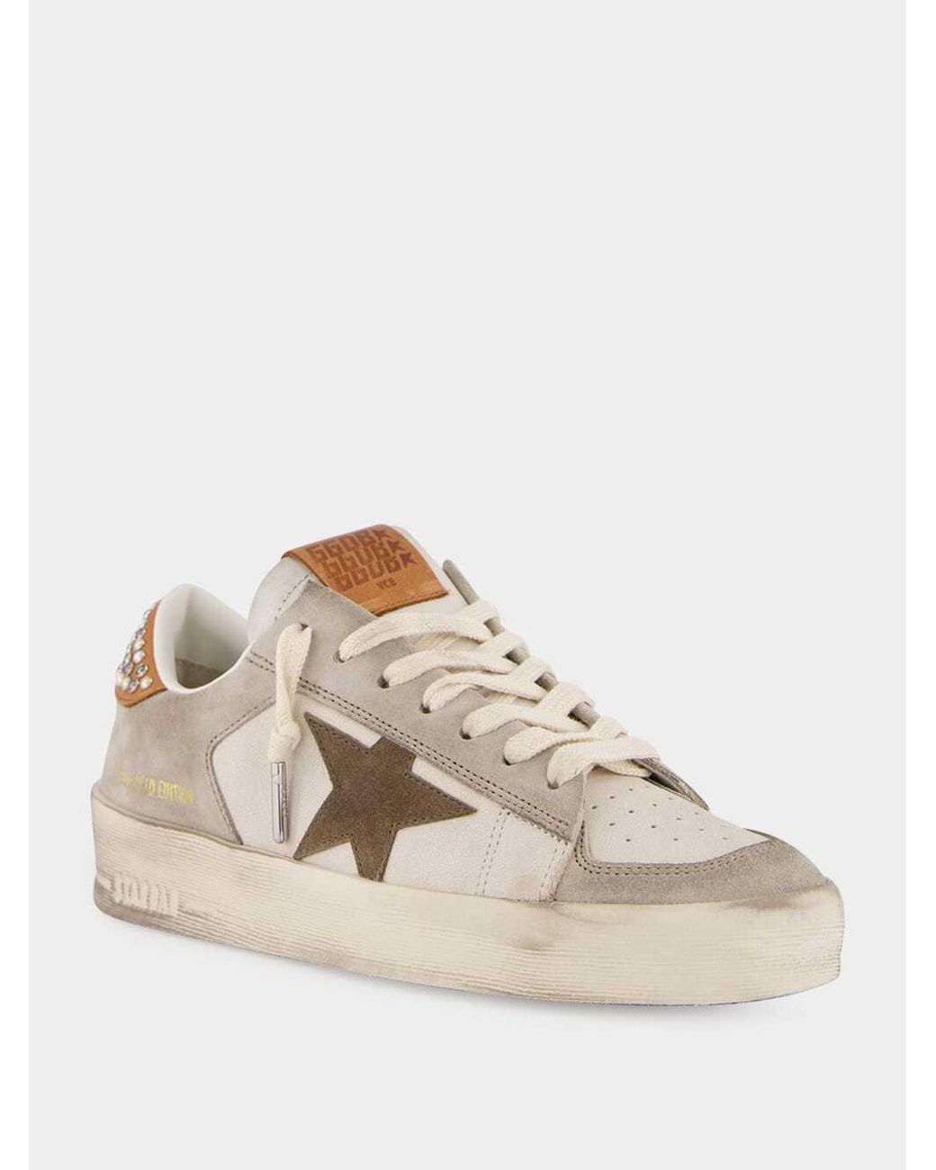 Golden Goose Deluxe Brand Multicolor Star Studded Leather Sneakers