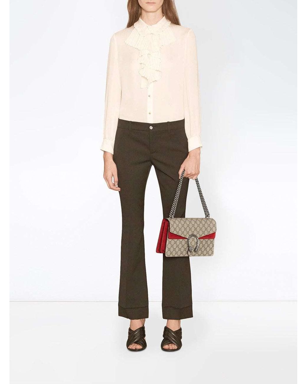 Gucci Metallic Dionysus Gg Supreme Shoulder Bag
