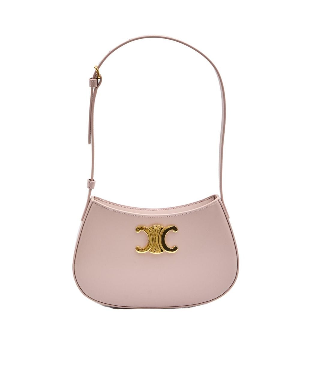Céline Pink Tilly Medium Leather Shoulder Bag