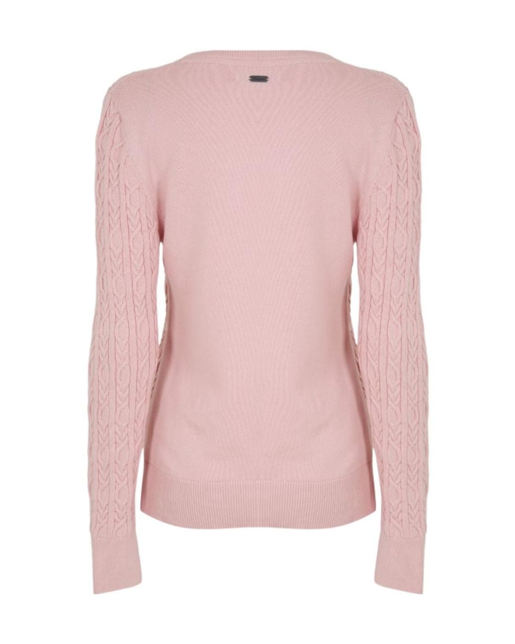 Barbour Pink Hampton V-Neck Knit