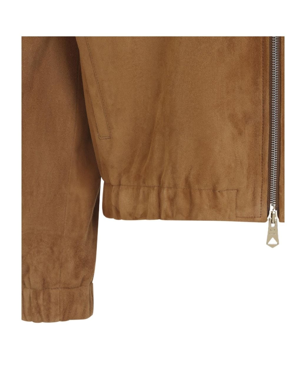 Paul Smith Brown Suede Zip-Up Jacket for men