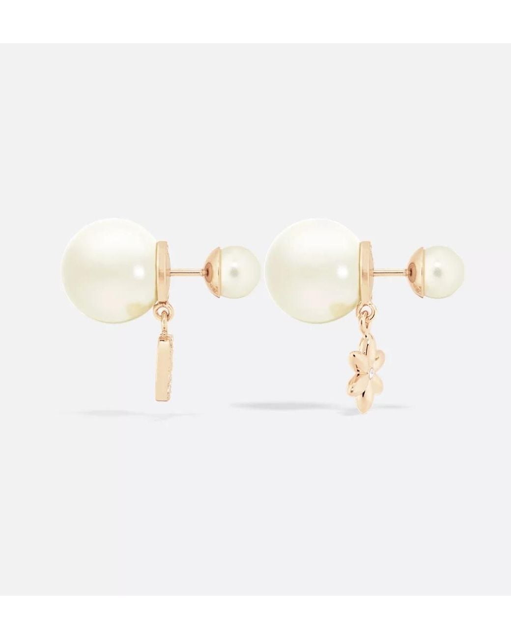 Dior White Tribales Earrings