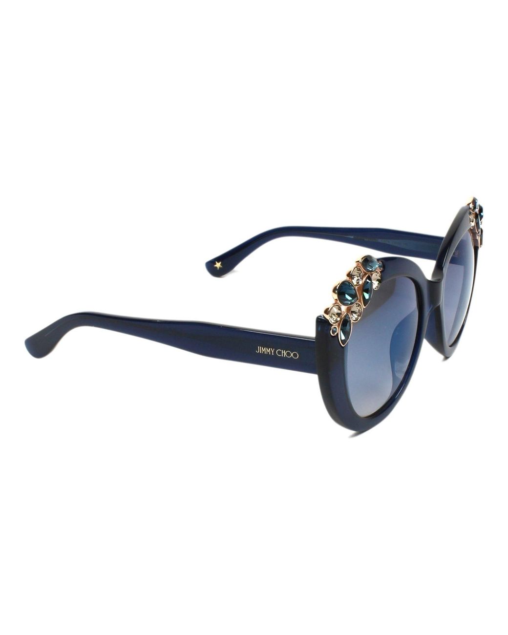 Jimmy Choo Blue Logo Sunglasses