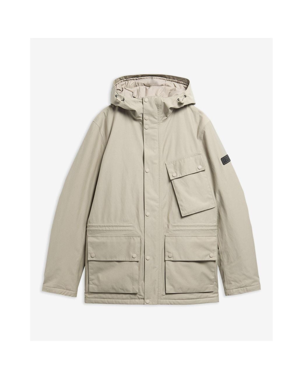 Barbour Natural Hooded Multipocket Utility Parka for men