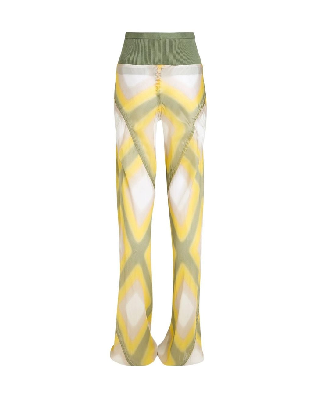Rick Owens Yellow Casual Trouser