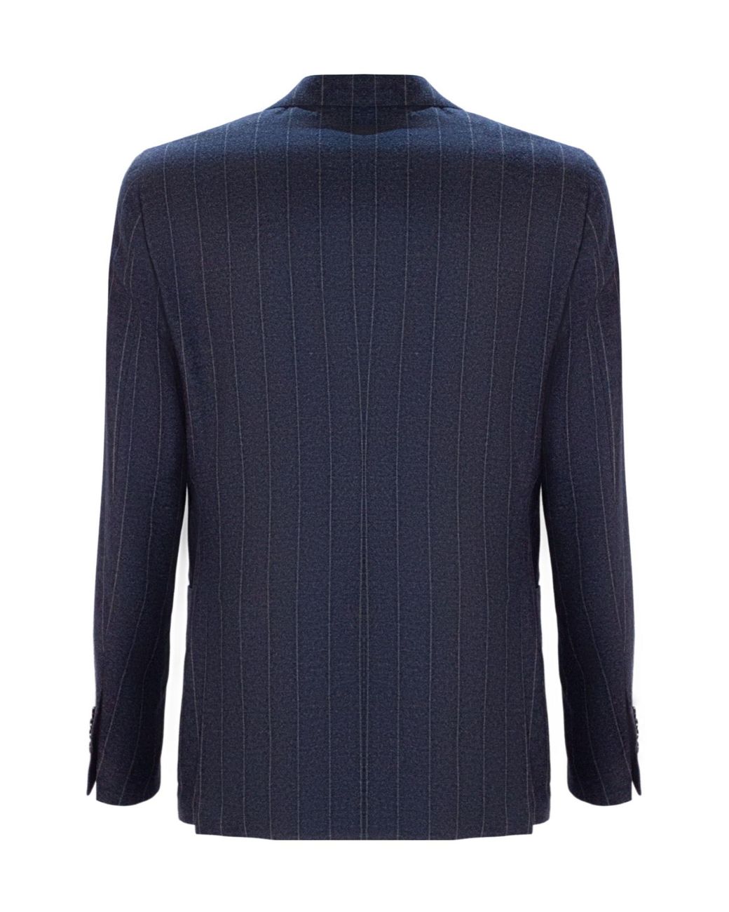 Lardini Blue Single Breasted Striped Blazer for men