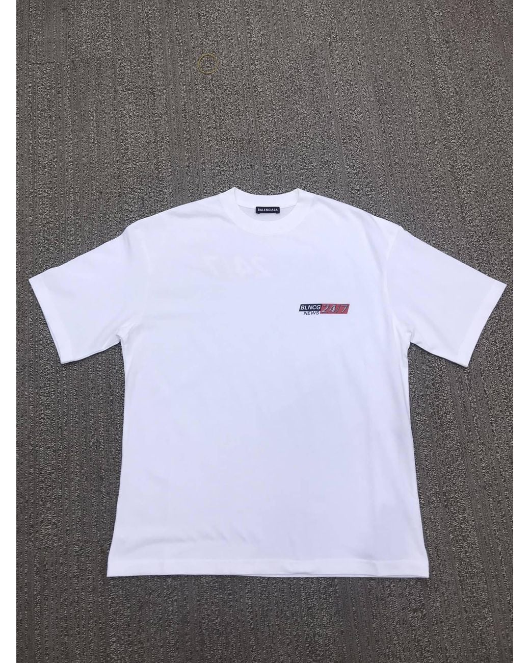 Balenciaga Blncg Printed T-Shirt in White for Men | Lyst