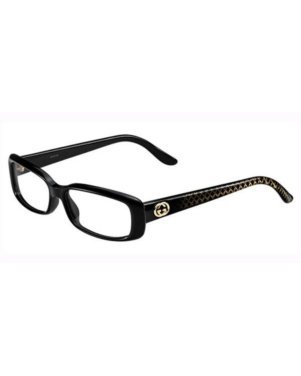 Gucci White Logo Detail Flat Lens