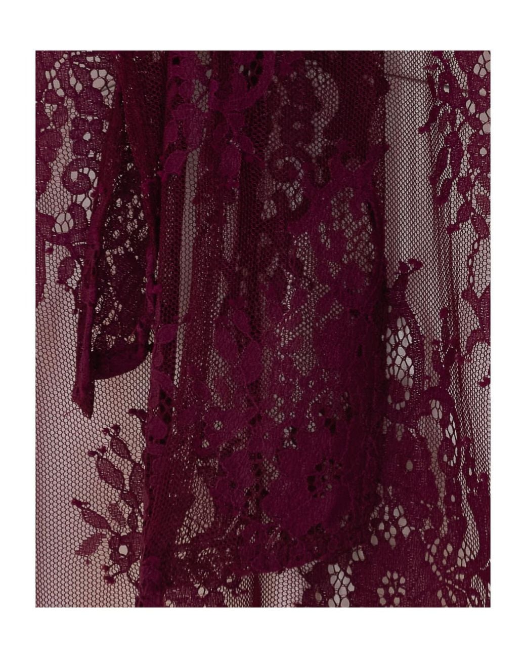 Aniye By Red Sheer Lace Bow-Tie Blouse