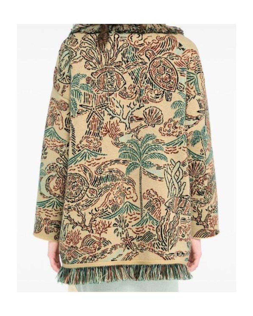 Alanui Metallic Belted Cardigan