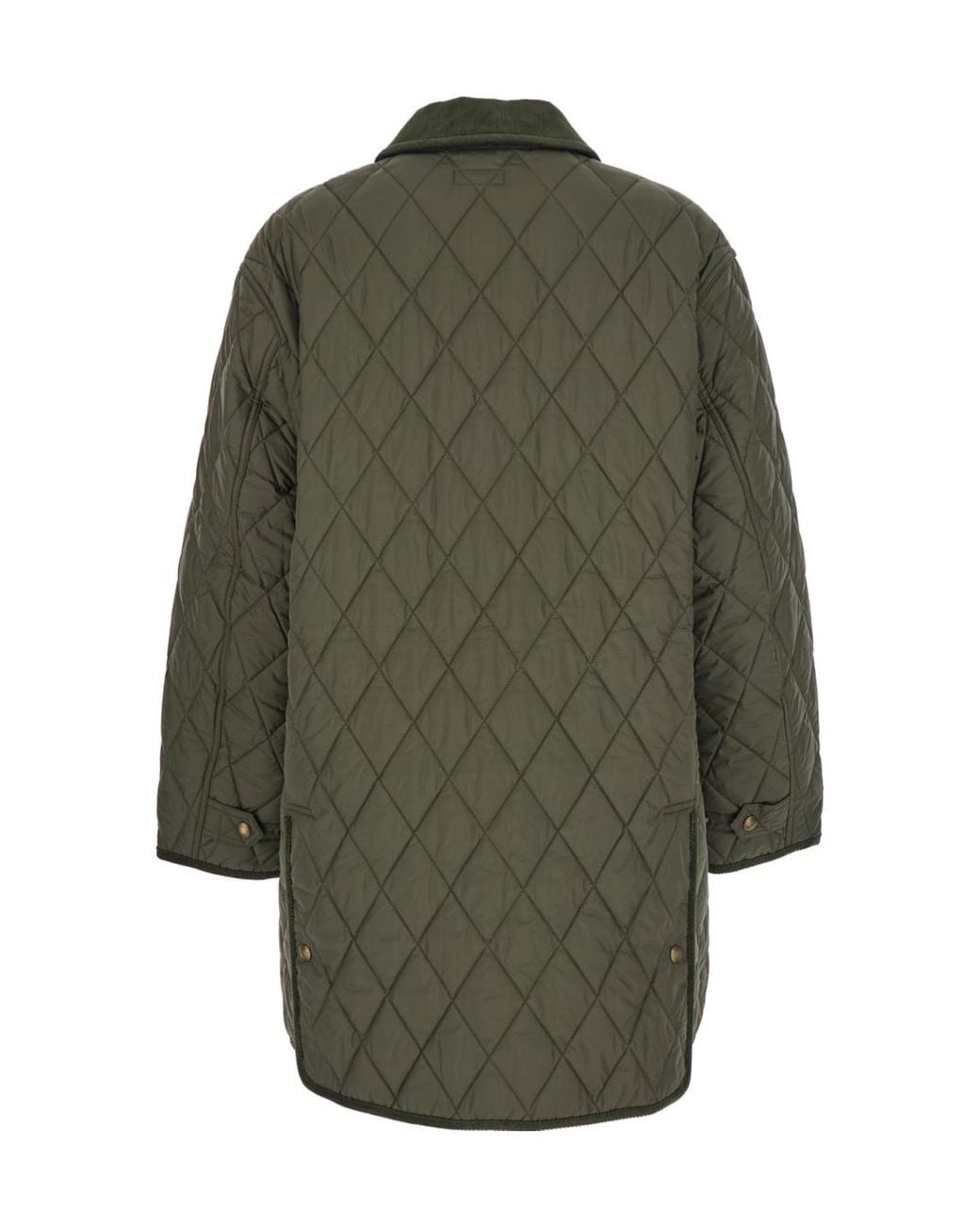 Polo Ralph Lauren Green Logo Embroidered Down Coat