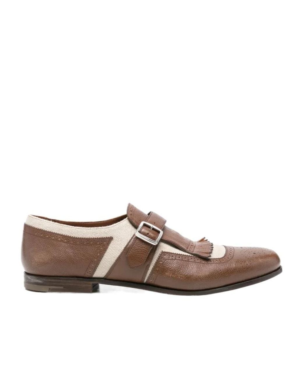 Church's Brown Round-Toe Loafers for men