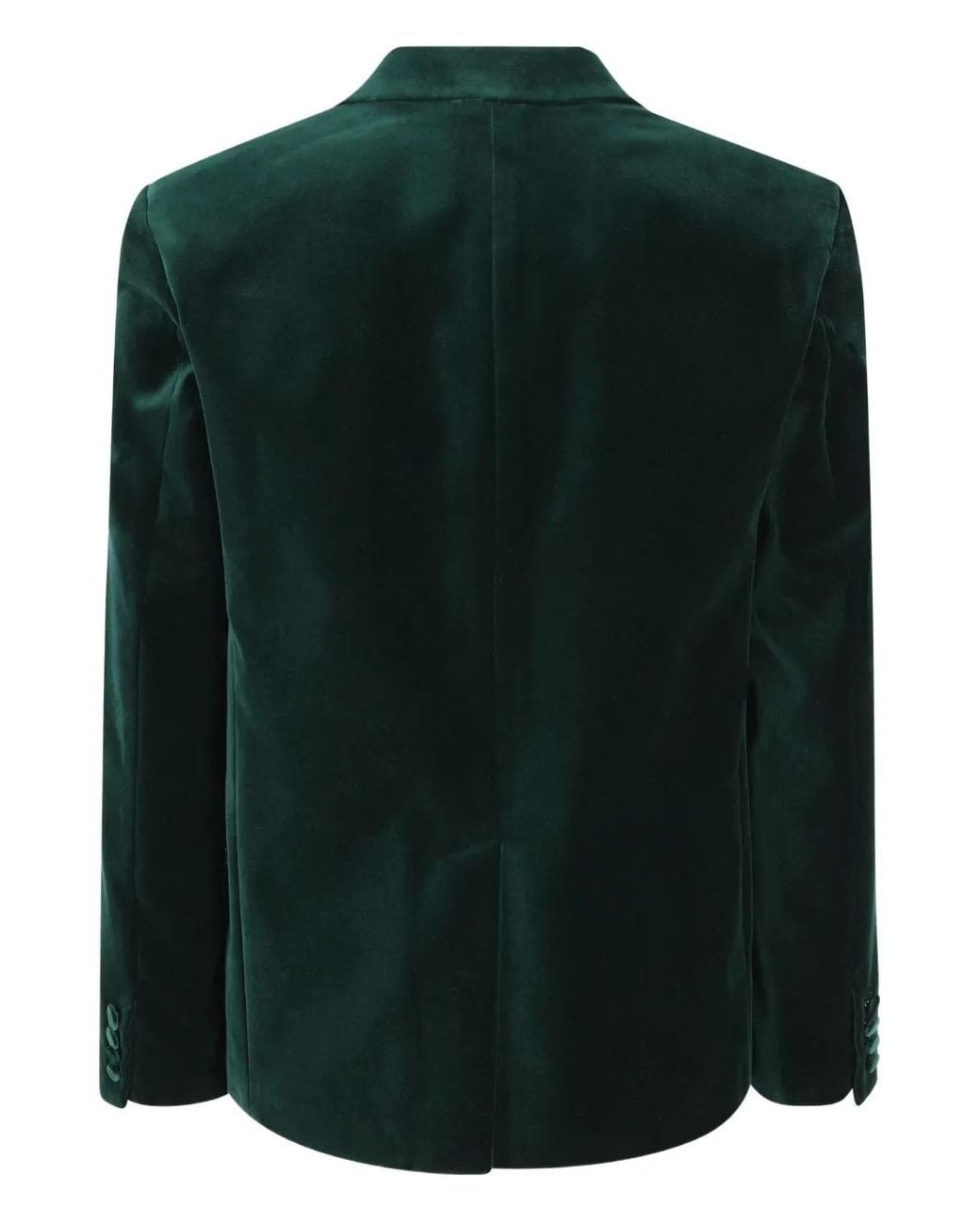 Gucci Green Stretch Velvet Jacket for men