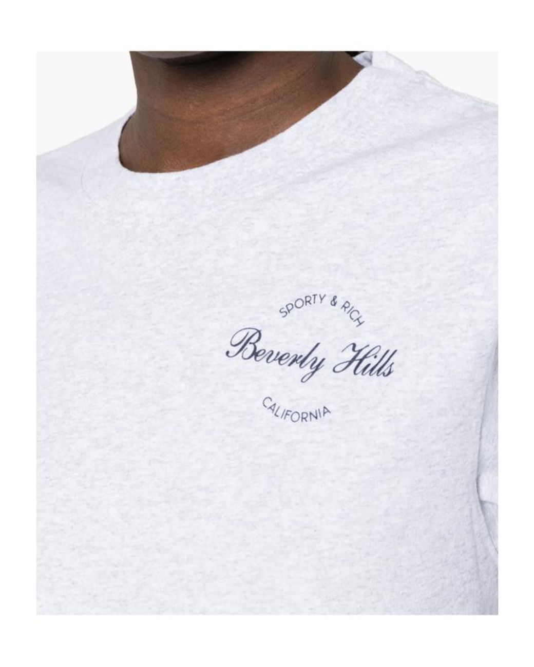 Sporty & Rich White Short-Sleeved T-Shirt