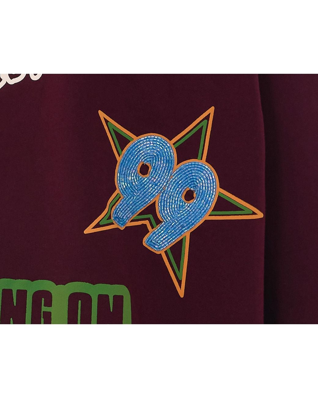 Essentiel Antwerp Red Kampus Printed Sweatshirt