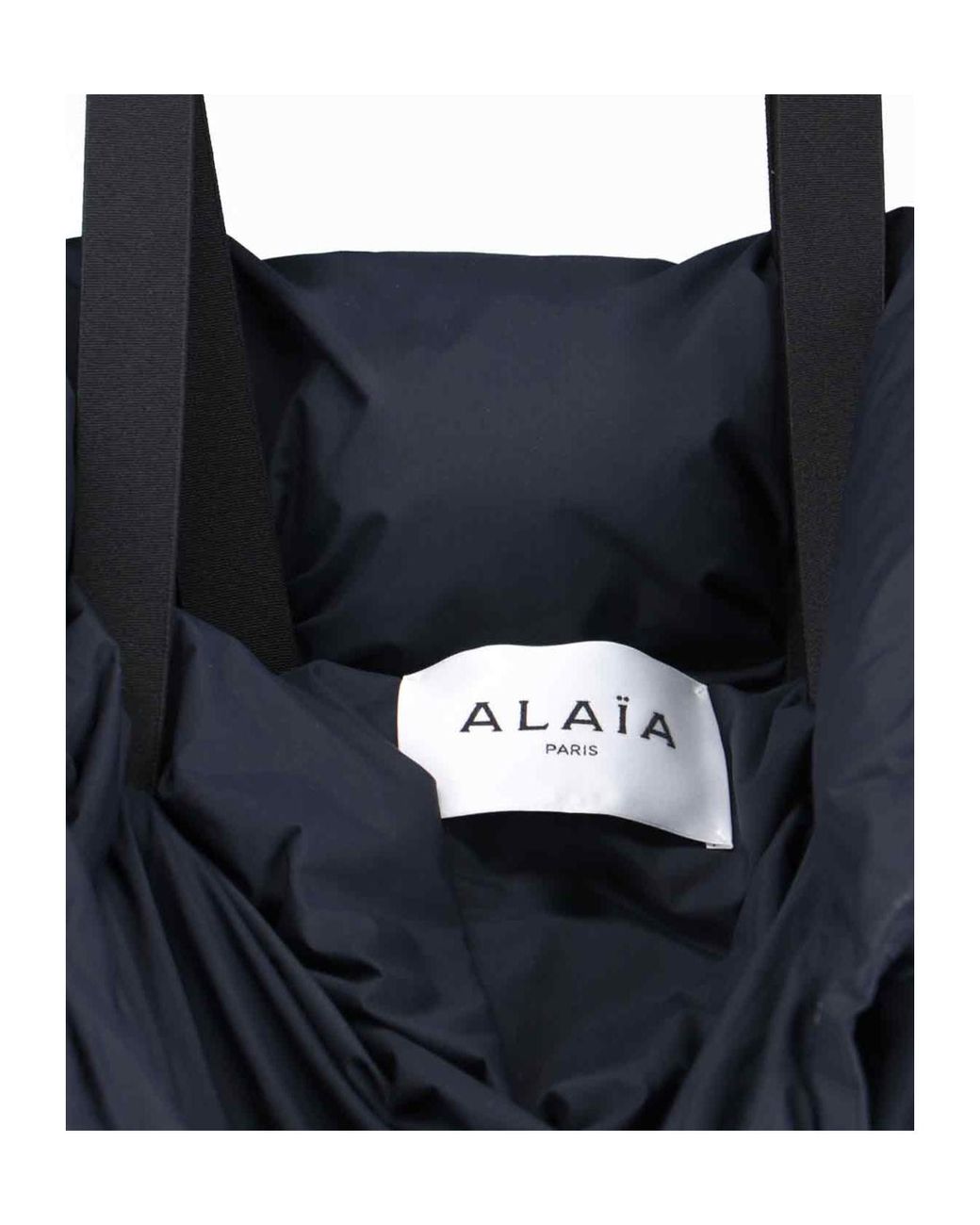 Alaïa Blue Alaïa Puffer Down Jacket
