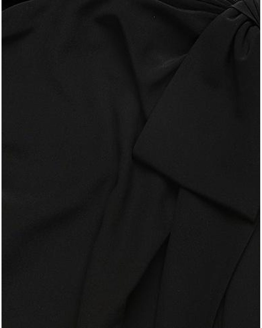 Saint Laurent Black Simple Pleated Skirt