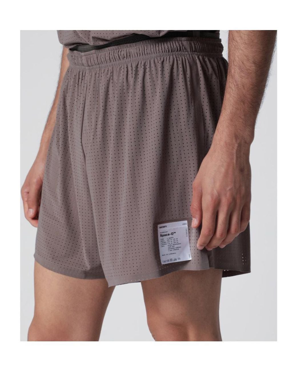 Satisfy Brown Space-O 2.5In Shorts Falcon for men