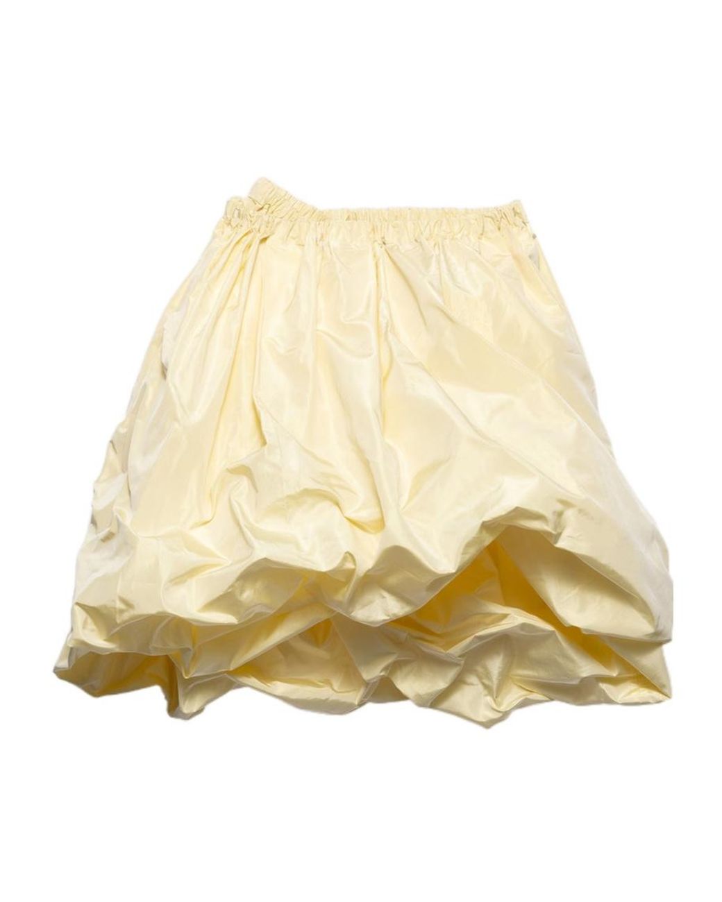 Prada Natural Technical Taffeta Skirt