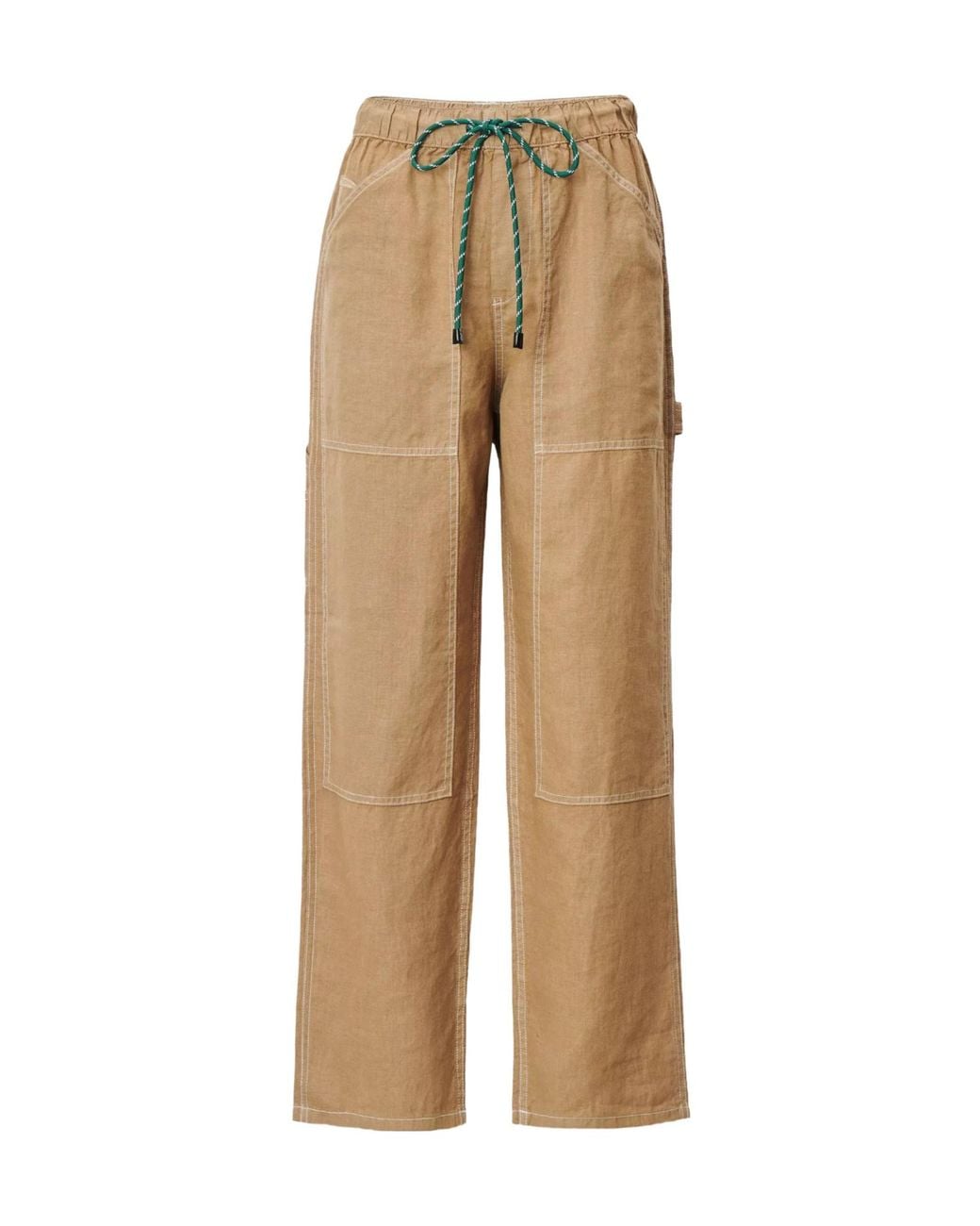 Rag & Bone Natural Elastic Waist Casual Pants