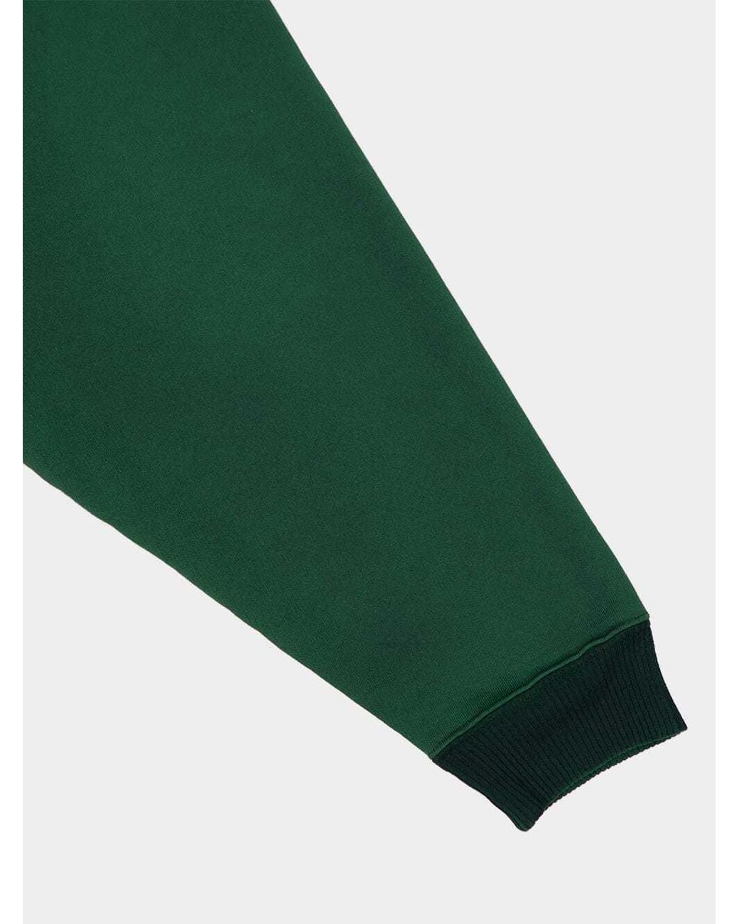 Miu Miu Green Long-Sleeved Oversized Polo Shirt