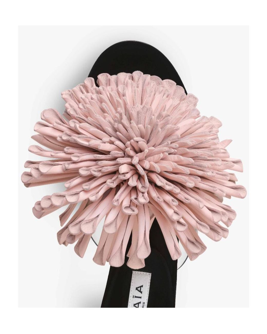Alaïa Pink Alaïa Flower Embellished Heeled Sandals