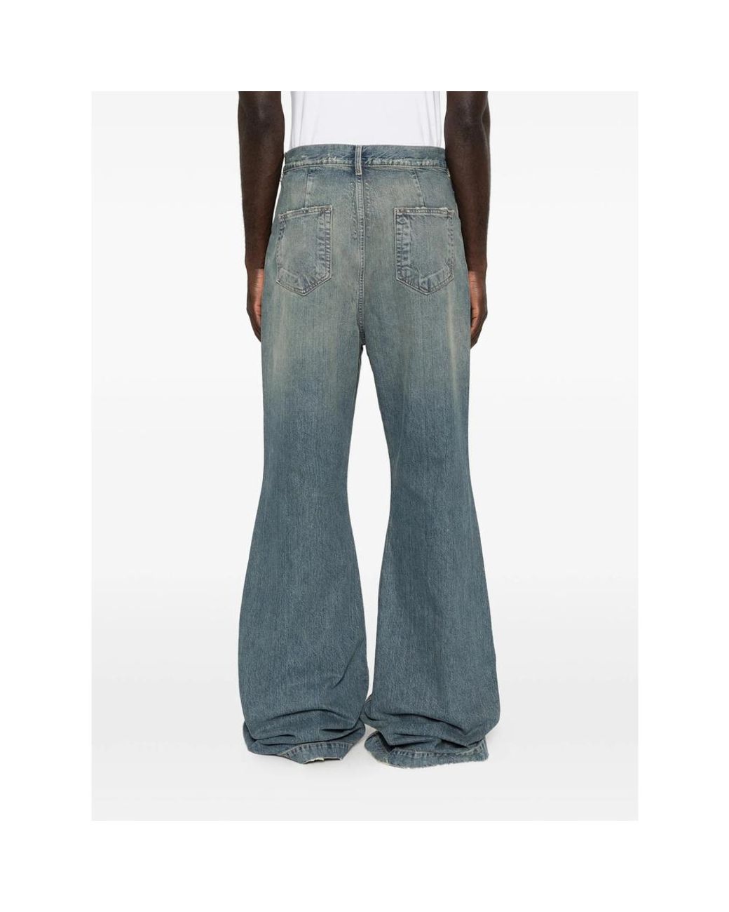 Rick Owens Blue Bolan Bootcut Jeans for men